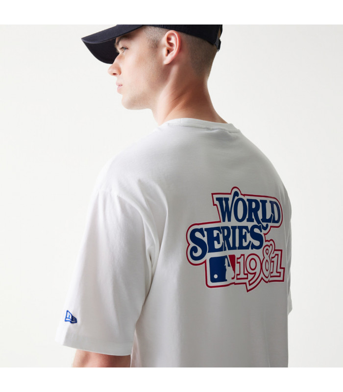 Polera MLB Los Angeles Dodgers World Series Blanco