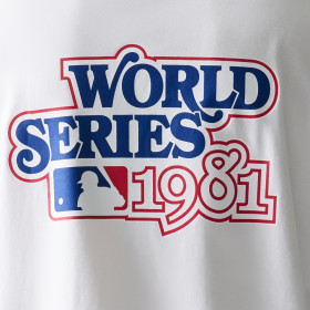 Polera MLB Los Angeles Dodgers World Series Blanco