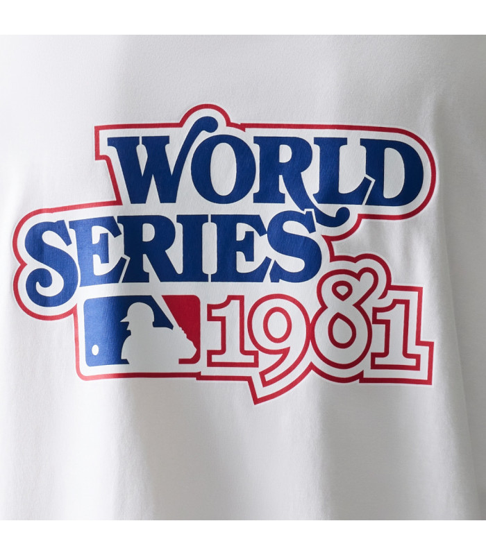 Polera MLB Los Angeles Dodgers World Series Blanco