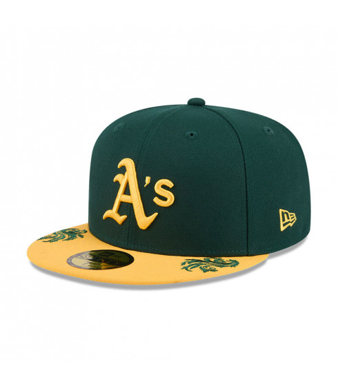 Gorra 59Fifty MLB Oakland Athletics Wordmark Verde
