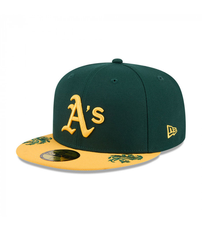 Gorra 59Fifty MLB Oakland Athletics Wordmark Verde