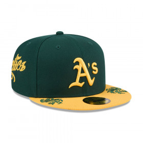 Gorra 59Fifty MLB Oakland Athletics Wordmark Verde
