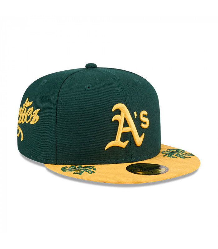 Gorra 59Fifty MLB Oakland Athletics Wordmark Verde