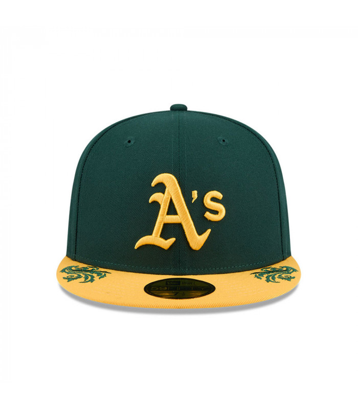 Gorra 59Fifty MLB Oakland Athletics Wordmark Verde