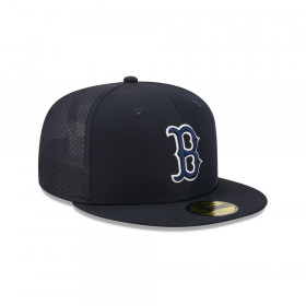Gorra 59Fifty MLB Bos Red Sox Bat Prct Fan Pack Azul M.