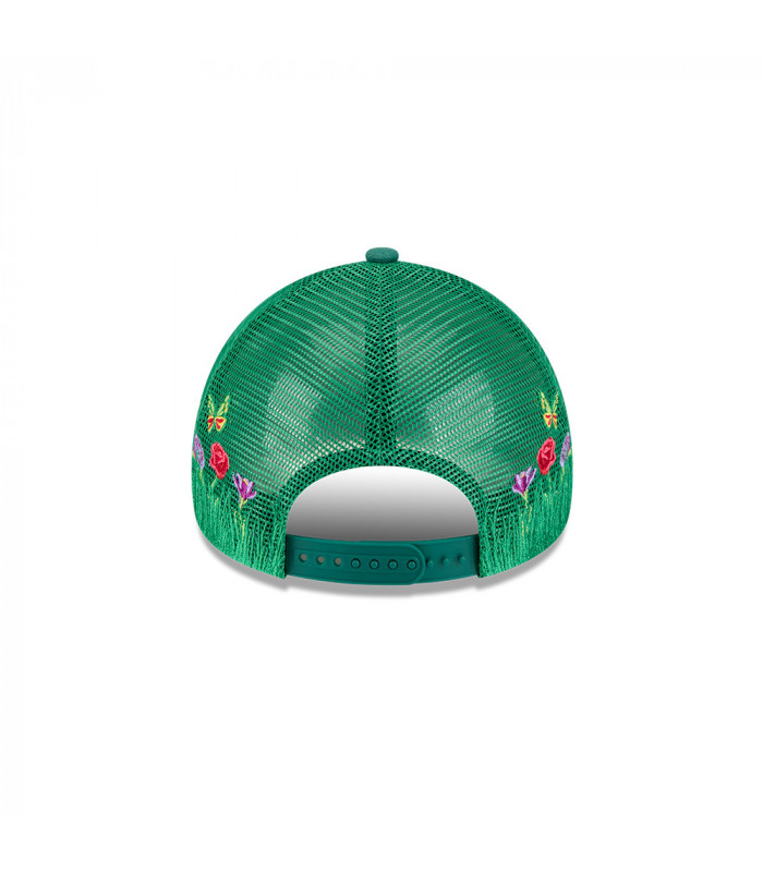 Gorra 9Forty AF MLB Ny Yankees Gradient Logo Floral Verde