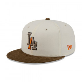 Gorra 59Fifty MLB Los Angeles Dodgers Corduroy Blanco