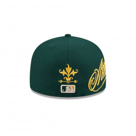 Gorra 59Fifty MLB Oakland Athletics Wordmark Verde