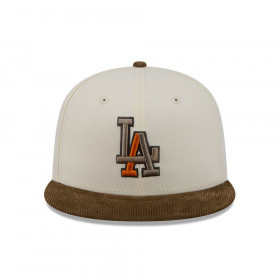 Gorra 59Fifty MLB Los Angeles Dodgers Corduroy Blanco
