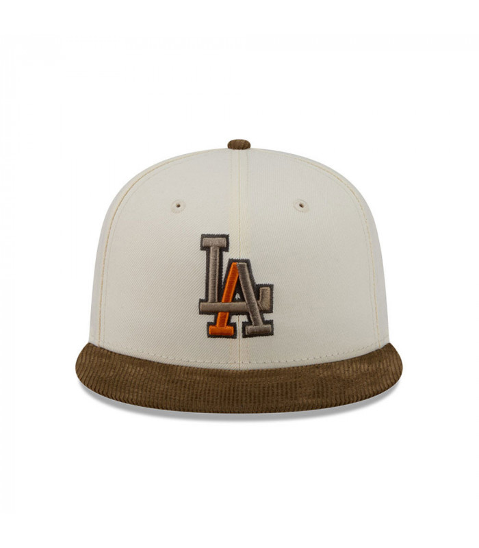 Gorra 59Fifty MLB Los Angeles Dodgers Corduroy Blanco
