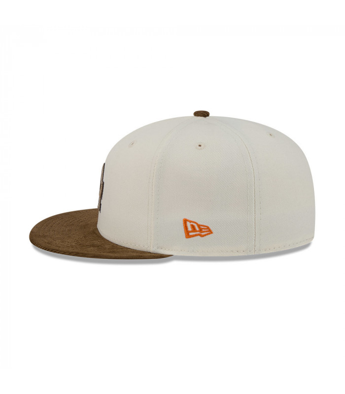 Gorra 59Fifty MLB Los Angeles Dodgers Corduroy Blanco