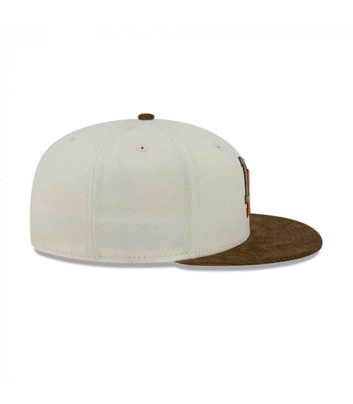 Gorra 59Fifty MLB Los Angeles Dodgers Corduroy Blanco