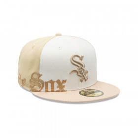 Gorra 59Fifty MLB Chicago White Sox Gothic Script Beige