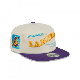 Gorra 19Twenty NBA Los Angeles Lakers Conference Script Blanco