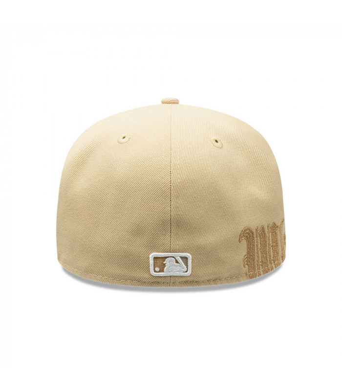 Gorra 59Fifty MLB Chicago White Sox Gothic Script Beige