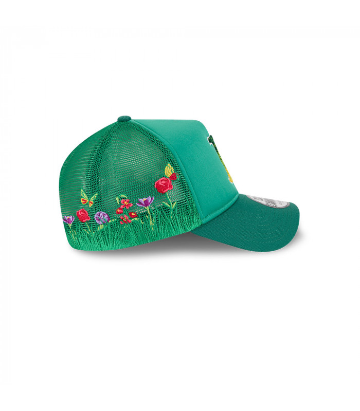 Gorra 9Forty AF MLB Bos Red Sox Gradient Logo Floral Verde