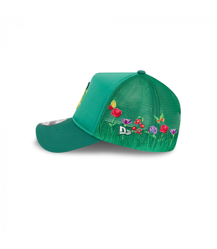 Gorra 9Forty AF MLB Bos Red Sox Gradient Logo Floral Verde