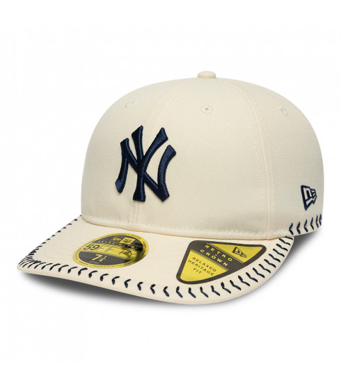Gorra 59Fifty MLB New York Yankees BB Stitch Beige