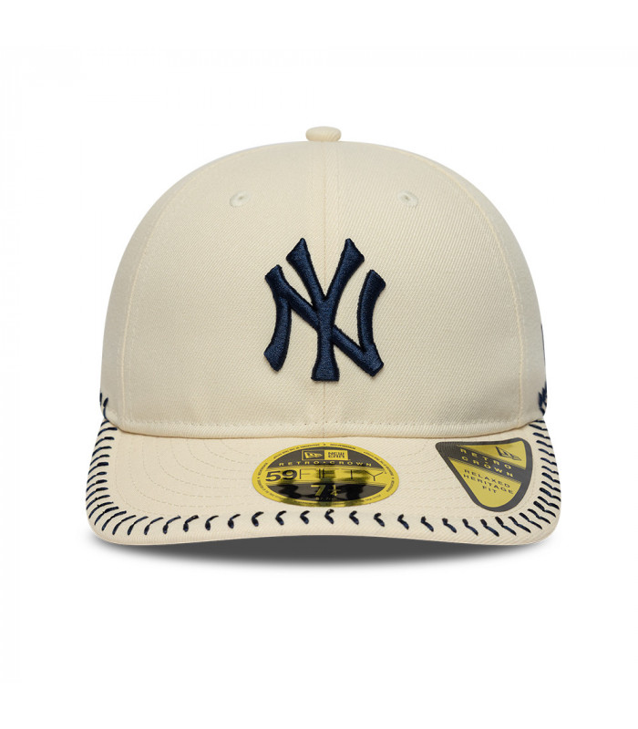 Gorra 59Fifty MLB New York Yankees BB Stitch Beige