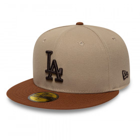 Gorra 59Fifty MLB Los Angeles Dodgers Mocha Mousse Café