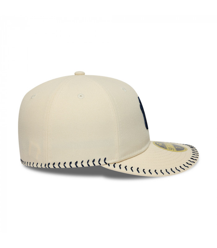 Gorra 59Fifty MLB New York Yankees BB Stitch Beige