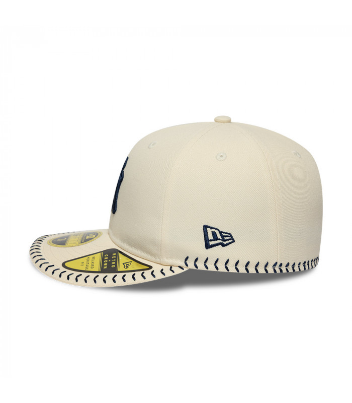 Gorra 59Fifty MLB New York Yankees BB Stitch Beige