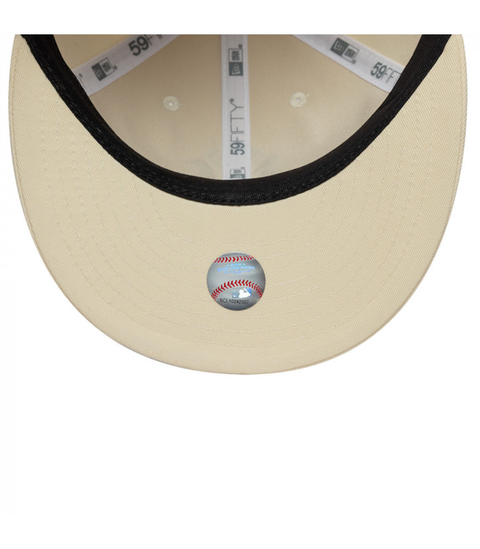 Gorra 59Fifty MLB New York Yankees BB Stitch Beige