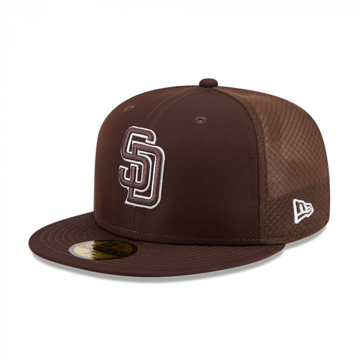 Gorra 59Fifty MLB S. Diego Padres Bat. Prct Fan Pack Marrón