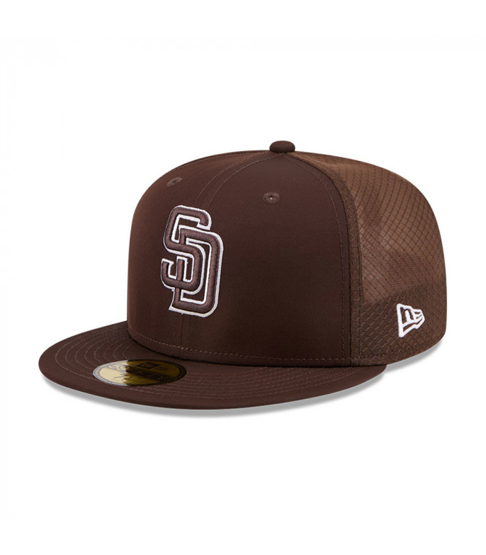 Gorra 59Fifty MLB S. Diego Padres Bat. Prct Fan Pack Marrón