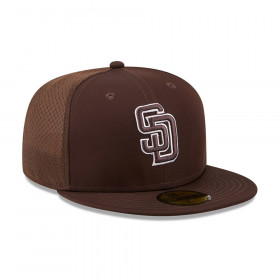 Gorra 59Fifty MLB S. Diego Padres Bat. Prct Fan Pack Marrón