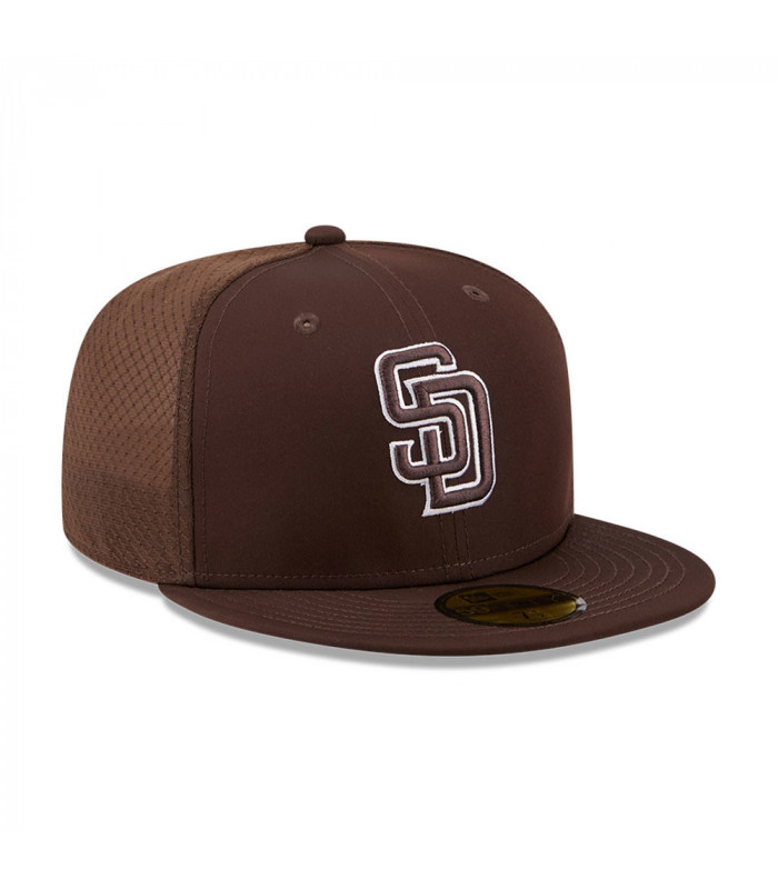 Gorra 59Fifty MLB S. Diego Padres Bat. Prct Fan Pack Marrón