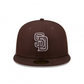 Gorra 59Fifty MLB S. Diego Padres Bat. Prct Fan Pack Marrón