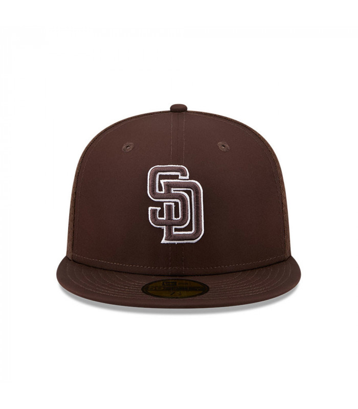 Gorra 59Fifty MLB S. Diego Padres Bat. Prct Fan Pack Marrón