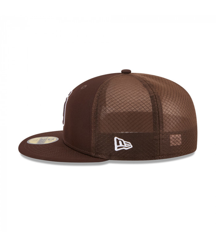 Gorra 59Fifty MLB S. Diego Padres Bat. Prct Fan Pack Marrón