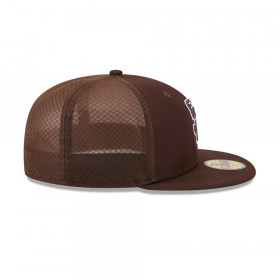 Gorra 59Fifty MLB S. Diego Padres Bat. Prct Fan Pack Marrón