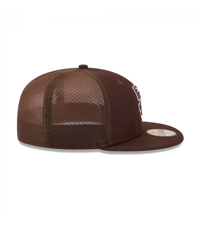 Gorra 59Fifty MLB S. Diego Padres Bat. Prct Fan Pack Marrón