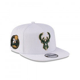 Gorra 9Fifty NBA Milwaukee Bucks Champs Blanco