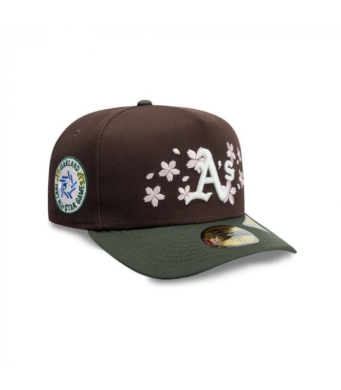 Gorra 59Fifty MLB Oakland Athletics Cherry Blossom Marrón