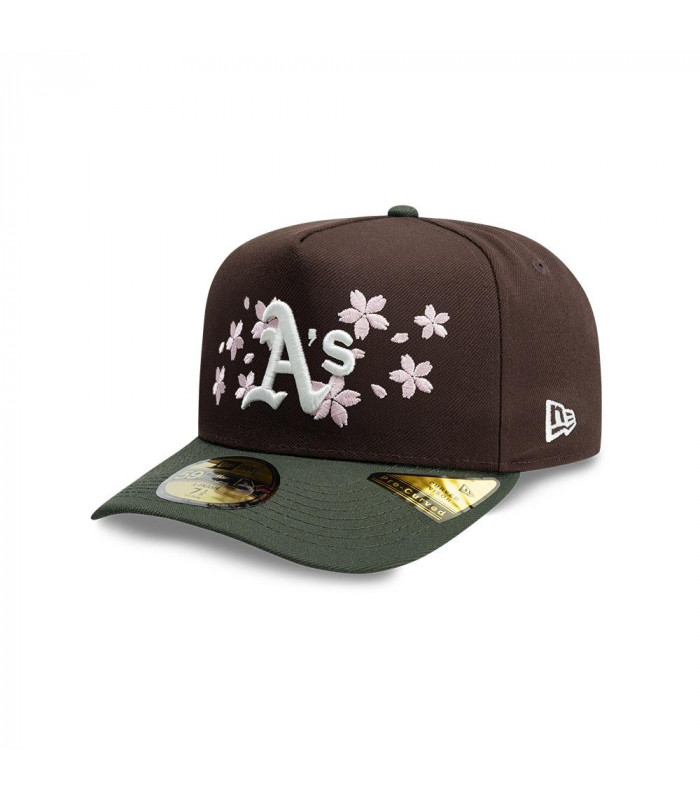 Gorra 59Fifty MLB Oakland Athletics Cherry Blossom Marrón
