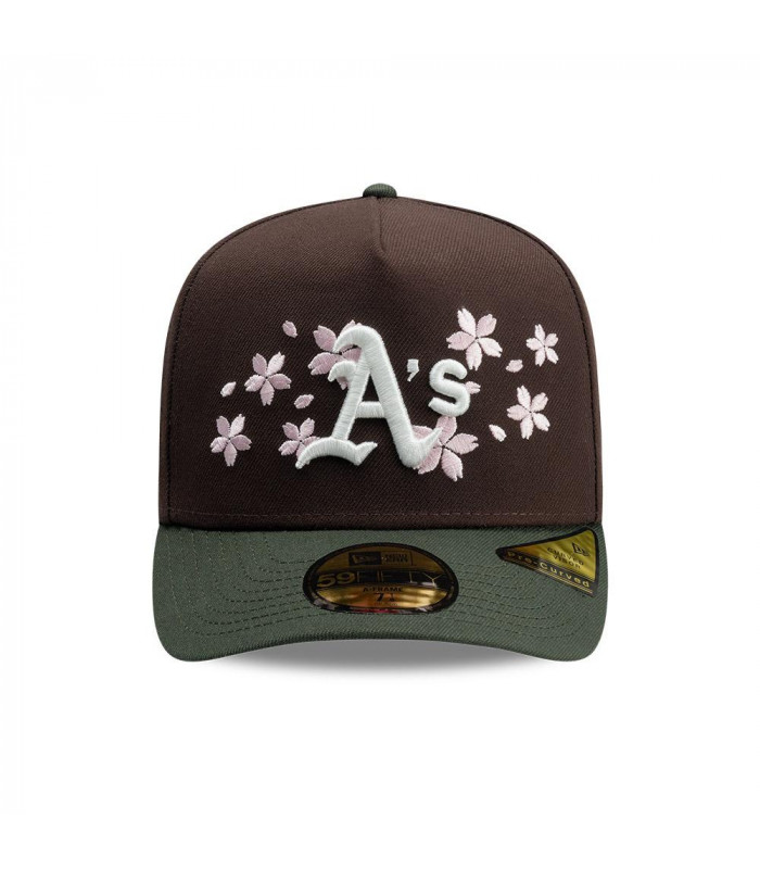 Gorra 59Fifty MLB Oakland Athletics Cherry Blossom Marrón