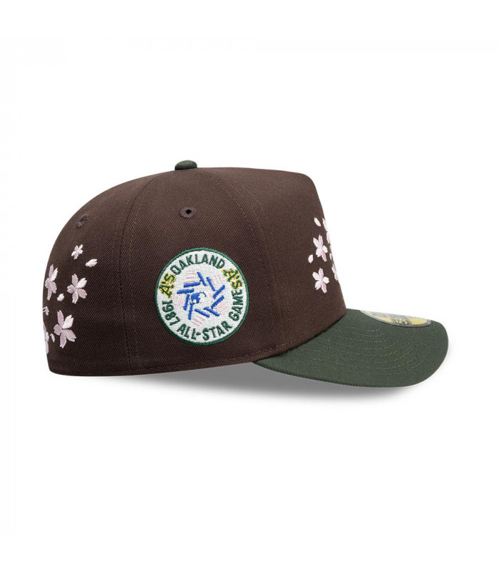 Gorra 59Fifty MLB Oakland Athletics Cherry Blossom Marrón