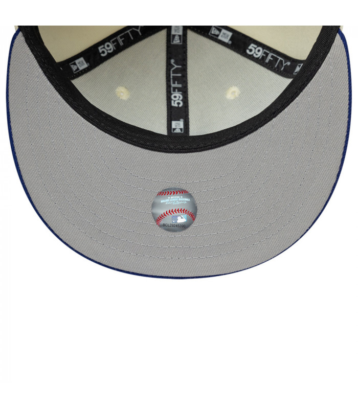 Gorra 59Fifty MLB Los Angeles Dodgers Upside Down Beige