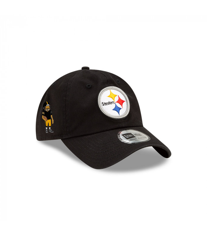 Gorra Casual Classic Concho  NFL Pittsburgh Steelers Bad Bunny Super Tazón Negro