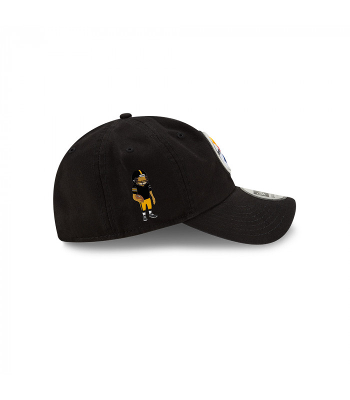 Gorra Casual Classic Concho  NFL Pittsburgh Steelers Bad Bunny Super Tazón Negro