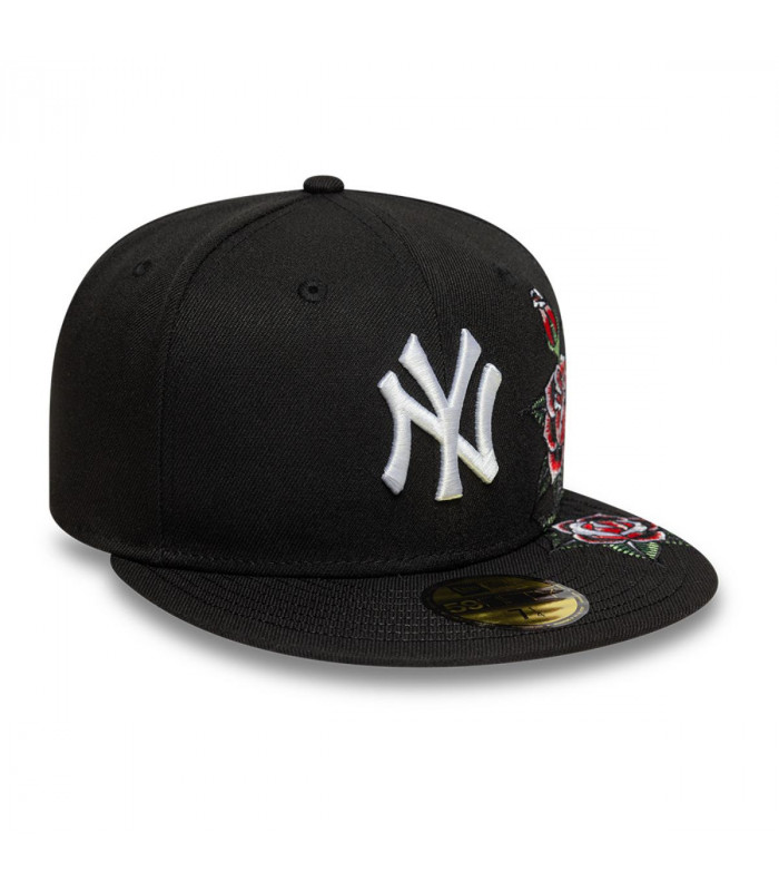 Gorra 59Fifty New York Yankees MLB Roses Black