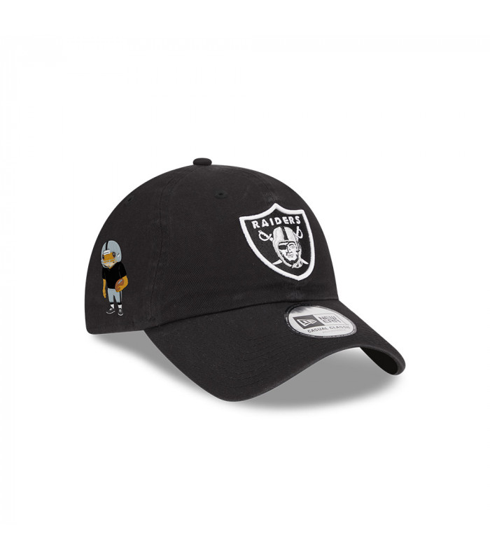 Gorra Casual Classic Concho  NFL Las Vegas Raiders Bad Bunny Superbowl Negro