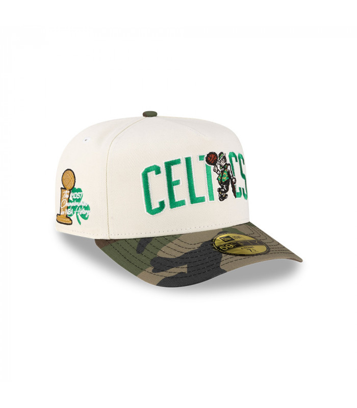 Gorra 59Fifty NBA Boston Celtics NBA Past Blanco