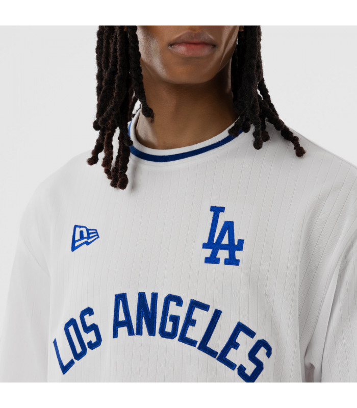 Polera MLB Los Angeles Dodgers Premium Baseball Blanco