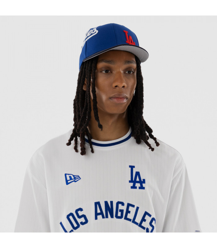 Polera MLB Los Angeles Dodgers Premium Baseball Blanco