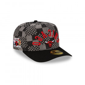 Gorra 59Fifty NBA Chicago Bulls NBA Past Negro